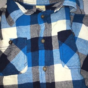 Blue Checkered Flannel